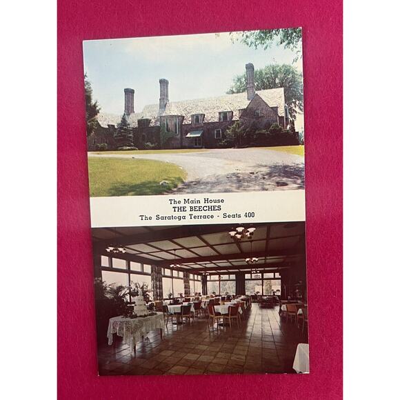 Postcard - The‎ Beeches, Restaurant In Rome NY Unposted - Picture 1 of 2